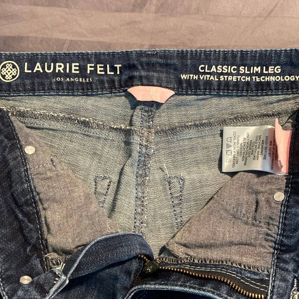 Laurie Felt Jeans, Classic Slim Leg, stretch